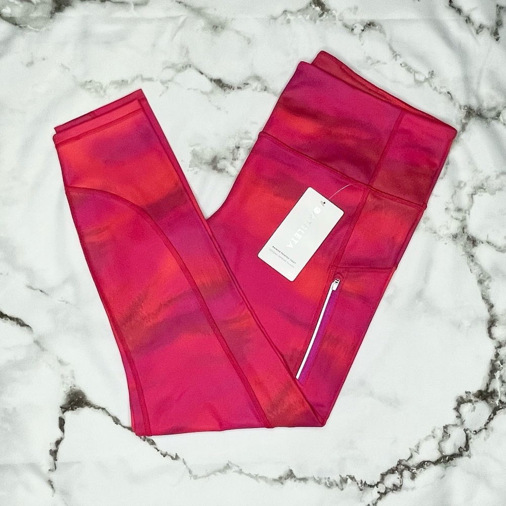 NWT Athleta Rainier tights 2X hot pink - Picture 2 of 9